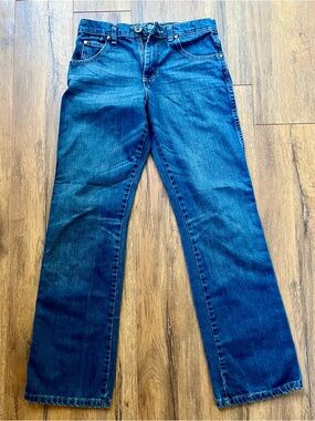 Kids Straight-Leg Jeans in Dark Blue